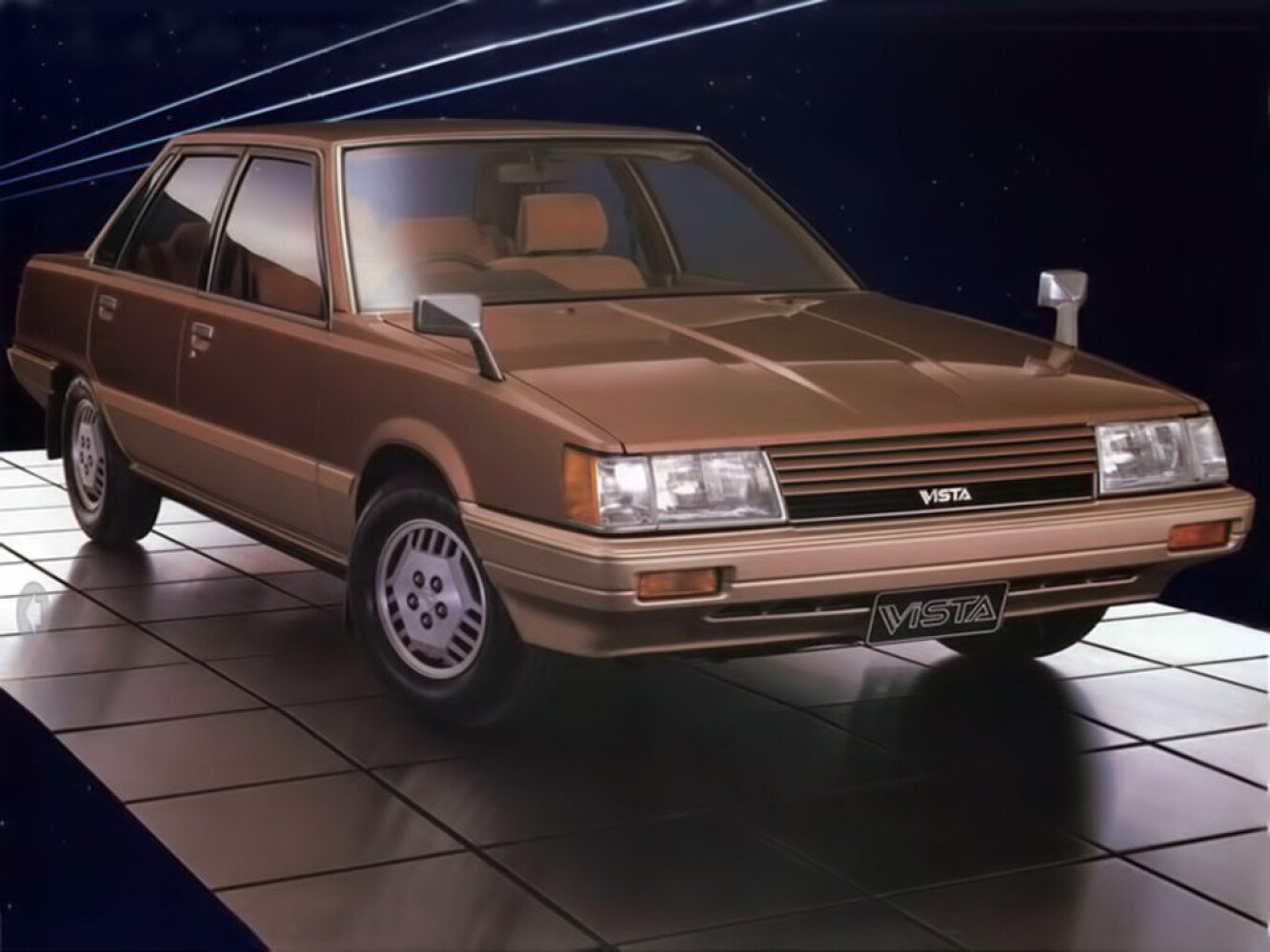 Стекло лобовое TOYOTA VISTA 1982-1986 (V10-sed) Бренд: BSG с зеленой  полосой | Бон Авто | Продажа и установка автостекол, радиаторов