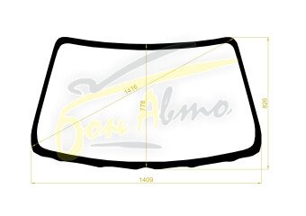 Стекло лобовое TOYOTA CORONA EXIV 1993-1998 (ST200) 
Бренд: BSG с зеленой полосой