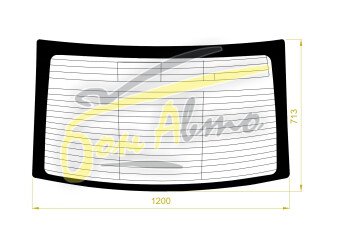 Стекло заднее с обогревом HONDA CIVIC 2011-2016 (FB2-4d sed) антенна, 
Бренд: BSG