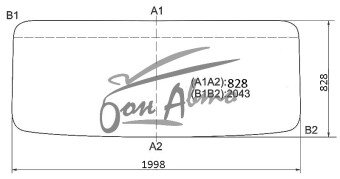 Стекло лобовое HYUNDAI HD TRUCK 2000- (HD120-270 1998*828* ) 
Бренд: BENSON