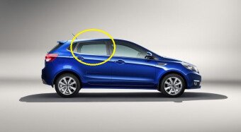 Стекло боковое KIA RIO 2011-2016 (QB -RUS-5d h/b) RD/RH 
Бренд: BENSON