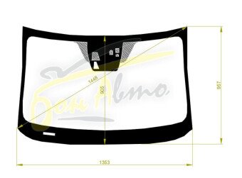 Стекло лобовое MAZDA DEMIO 2014- (DJ-RHD-4d/5d) место под 2 камеры, место под датчик дождя, 
Бренд: BENSON