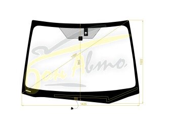 Стекло лобовое SUBARU CROSSTREK 2012-2017 (GP-LHD) обогрев щеток, место под датчик дождя, 
Бренд: BENSON