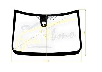 Стекло лобовое SUZUKI WAGON R 2012-2017 (MH34S-RHD) место под 1 камеру 
Бренд: BENSON