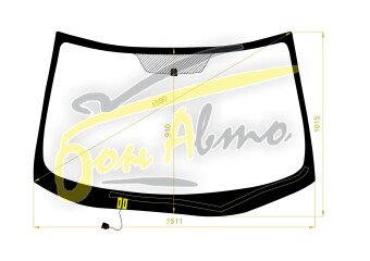 Стекло лобовое PEUGEOT 4007 2007-2012 (GP-LHD) обогрев щеток 
Бренд: BENSON с синей полосой