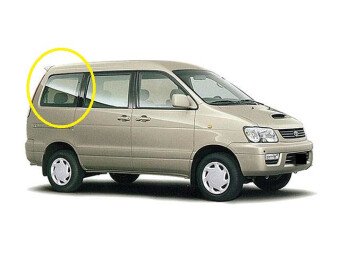 Стекло боковое TOYOTA LITE ACE NOAH 1996-2001 (CR40) SR/RH/X 
Бренд: BENSON