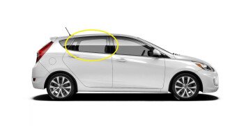 Стекло боковое HYUNDAI ACCENT 2010-2017 (RB-5d h/b) RD/RH 
Бренд: BENSON