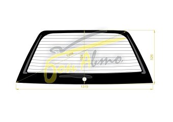 Стекло заднее с обогревом TOYOTA SPRINTER CARIB 1987-1995 (AE95) 1 отверстие 
Бренд: BSG