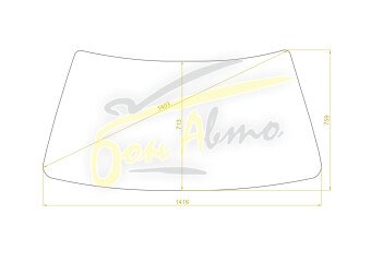 Стекло лобовое TOYOTA CORONA 1982-1987 (ST140) 
Бренд: BENSON с зеленой полосой