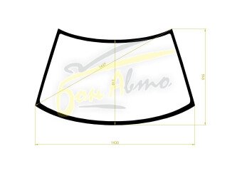 Стекло лобовое MAZDA EUNOS 100 1989-1994 (BG-5d h/b) 
Бренд: BSG с зеленой полосой