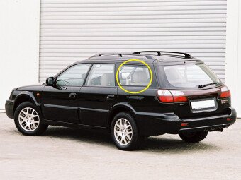 Стекло боковое SUBARU OUTBACK 1998- (BE#/BH#) SW/LH/X 
Бренд: BSG