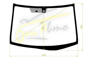 Стекло лобовое HONDA EDIX 2004-2009 (BE1-LHD) место под датчик дождя 
Бренд: BENSON