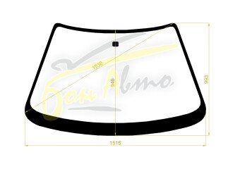 Стекло лобовое HONDA VIGOR 1989-1995 (CB5) 
Бренд: BENSON