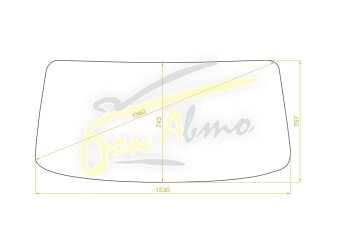 Стекло лобовое TOYOTA HIACE TRUCK 2000- (U-Y/200-400-1530*757*1560)
Бренд: BSG