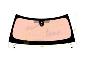 Стекло лобовое MINI COOPER HATCH 2013- (F55) полный обогрев, место под 1 камеру с обогревом, место под датчик дождя, молдинг, 
Бренд: BENSON