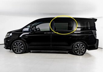 Стекло боковое HONDA STEPWGN 2009-2015 RK1 RD/LH фурнитура, 
Бренд: BENSON Тонированное