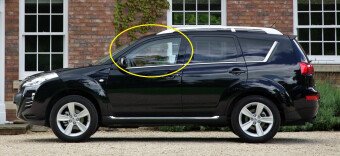 Стекло боковое PEUGEOT 4007 2005-2012 (GP) FD/LH 
Бренд: BENSON