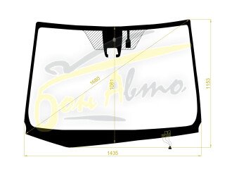 Стекло лобовое TOYOTA VOXY 2014-2022 (ZR80-RHD) обогрев щеток, место под 1 камеру, место под датчик влажности, 
Бренд: BENSON