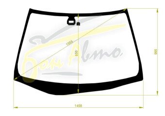 Стекло лобовое HONDA INSPIRE 2003-2007 (UC1-RHD) место под датчик дождя 
Бренд: BSG с зеленой полосой