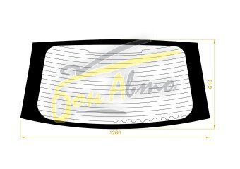 Стекло заднее с обогревом NISSAN ALMERA TINO 1998-2006 (V10) 
Бренд: BENSON