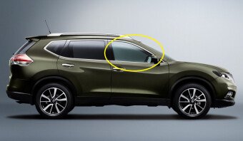 Стекло боковое NISSAN X-TRAIL 2013-2021 T32 LFD/RH фурнитура, 
Бренд: BENSON