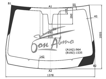 Стекло лобовое LADA X-RAY 2015- () 
Бренд: BENSON