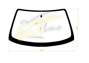 Стекло лобовое MAZDA CAPELLA 1997-2002 (GW-5d wag) 
Бренд: BSG с зеленой полосой