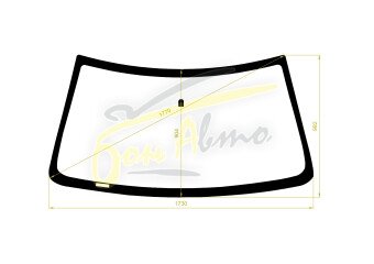 Стекло лобовое DODGE RAM 2001-2009- () 
Бренд: BSG