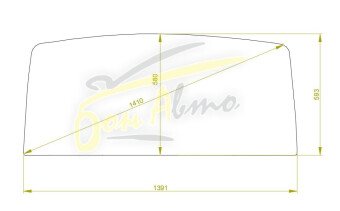 Стекло лобовое ISUZU TROOPER 1981-1991 () 
Бренд: BSG с зеленой полосой