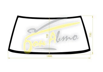 Стекло лобовое TOYOTA VISTA 1982-1986 (V10-h/t) 
Бренд: BSG с зеленой полосой