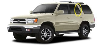 Стекло боковое TOYOTA 4RUNNER 1995-2002 N180 RQ/LH 
Бренд: BSG Тонированное