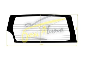 Стекло заднее с обогревом CHEVROLET TRACKER 1999-2004 (TF52) 
Бренд: BENSON