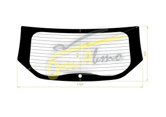 Стекло заднее с обогревом DACIA DUSTER 2010-2020 (HSM) 1 отверстие 
Бренд: BENSON