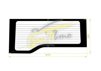 Стекло заднее с обогревом NISSAN TERRANO II 1993-2006 (#R20) 
Бренд: BENSON