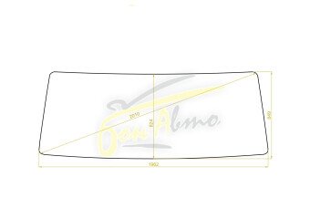 Стекло лобовое NISSAN DIESEL CONDOR 1993-2011 (PK210-std-1962*849*2010) 
Бренд: BENSON с синей полосой