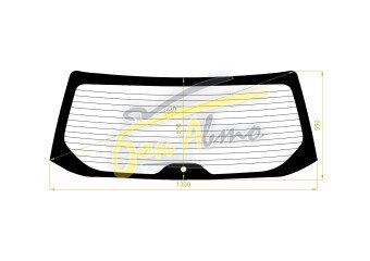 Стекло заднее с обогревом SUBARU FORESTER 2012-2018 (SJ5) 1 отверстие 
Бренд: BENSON Тонированное