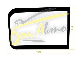 Стекло лобовое INTERNATIONAL 9000 2000- (L-1018*714) 
Бренд: КМК