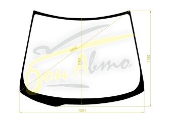 Стекло лобовое TOYOTA PREVIA 1999-2005 (ACR30-RHD) 
Бренд: BENSON