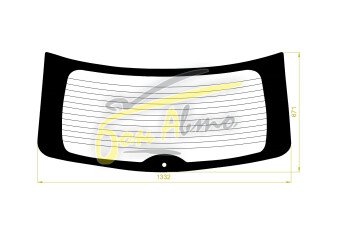 Стекло заднее с обогревом MAZDA CX-7 2006-2012 (ER) 1 отверстие 
Бренд: BSG