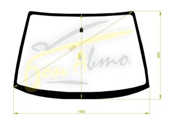 Стекло лобовое HONDA AVANCIER 1999-2003 (TA1-4) 
Бренд: BENSON с синей полосой