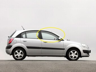 Стекло боковое KIA RIO 2005-2011 (JB-5d h/b) FD/RH 
Бренд: BSG