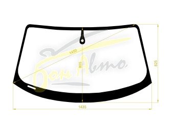 Стекло лобовое AUDI TT 2006-2014 (8J) место под датчик дождя, 
Бренд: BSG с серой полосой