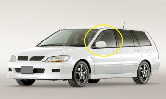 Стекло боковое MITSUBISHI LANCER CEDIA 2000-2003 (CS5W-5d) FD/LH 
Бренд: BSG