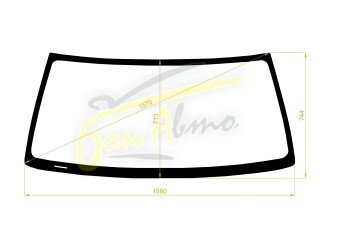 Стекло лобовое ISUZU BIGHORN 1991-2002 (UBS69 ) 
Бренд: BENSON с синей полосой