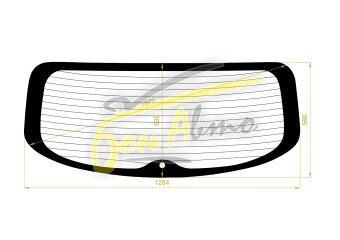 Стекло заднее с обогревом HYUNDAI SANTA FE 2006-2012 (CM) 1 отверстие
Бренд: BENSON