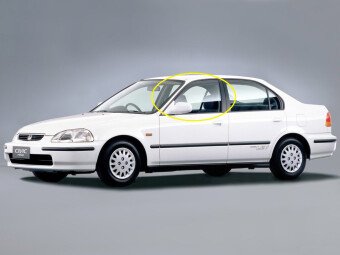 Стекло боковое HONDA CIVIC 1995-2000 EK5-4d/5d FD/LH 
Бренд: BSG