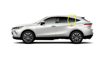 Стекло боковое TOYOTA VENZA 2020- XU80 RQ/LH 
Бренд: BENSON Тонированное