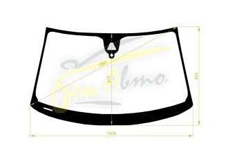 Стекло лобовое AUDI A7 2010-2018 (4G8) место под 1 камеру, место под датчик дождя, 
Бренд: КМК