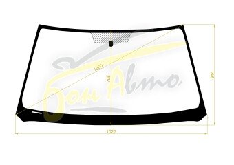 Стекло лобовое TOYOTA HIGHLANDER 2000-2007 (ACU20) 
Бренд: BSG с зеленой полосой