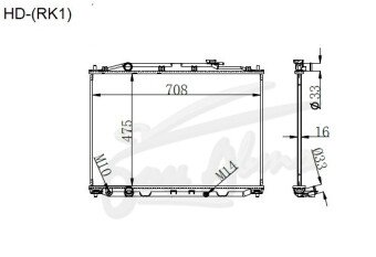 Радиатор HONDA STEPWGN 2009-2015 (RK1) (R20A) 
Бренд: TONGSHI PL16MT